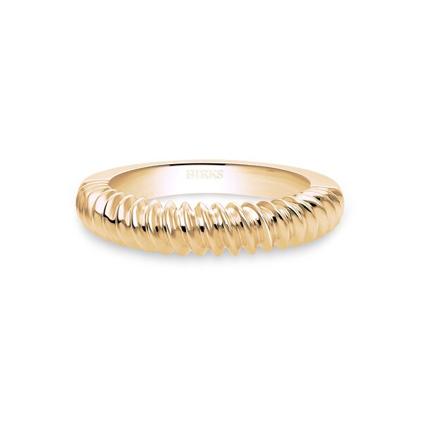 Yellow Gold Spiral Ring
